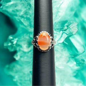 Carnelian Gemstone Ring